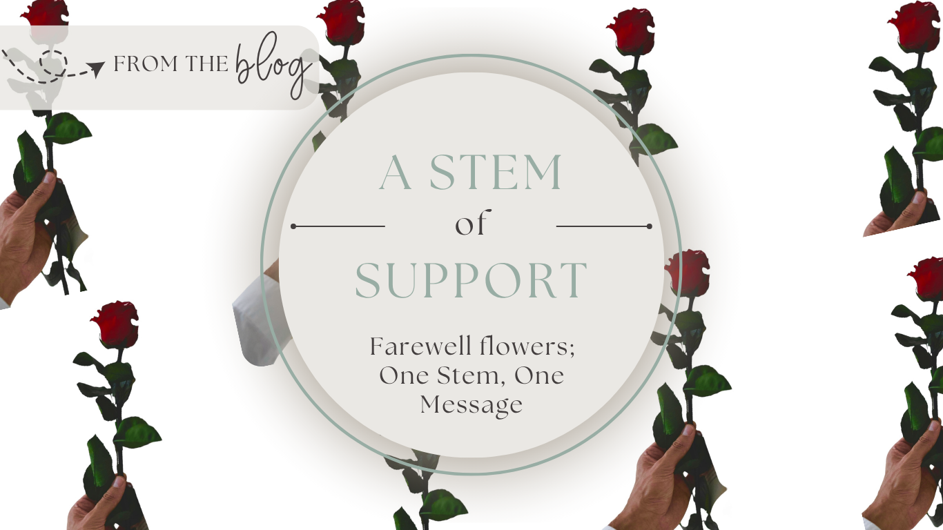 Simple Gestures for Funerals: The Beauty of a Single Stem