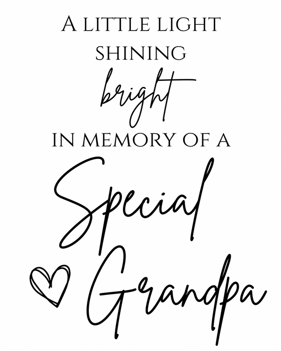 In Special Memory of Him