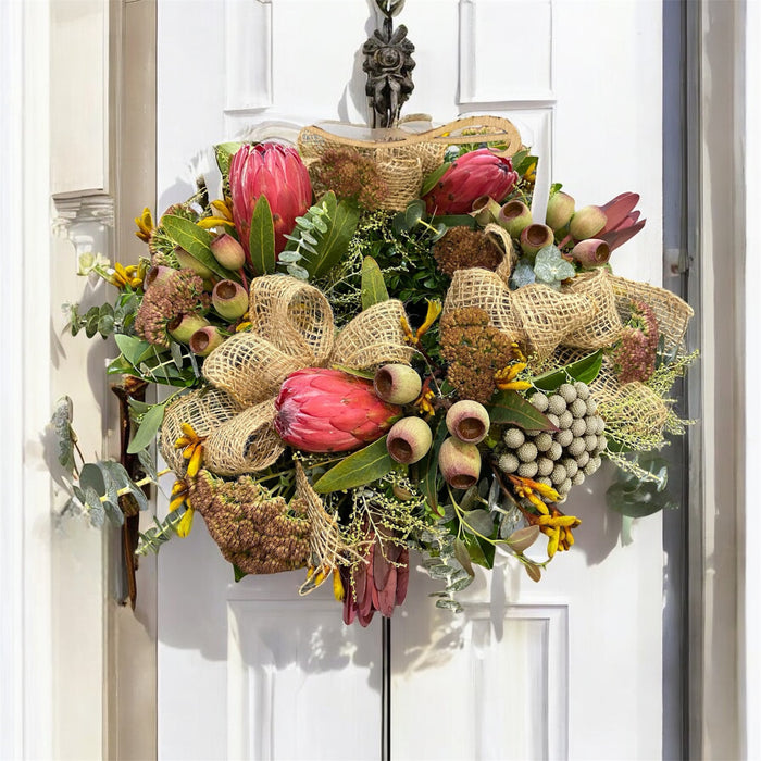 Rustic Woodland Wreath| Round Wreath