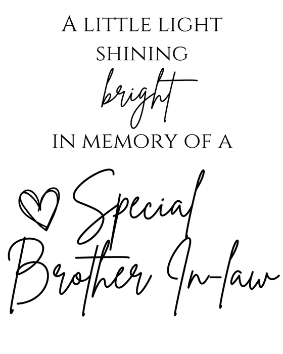 In Special Memory of Him