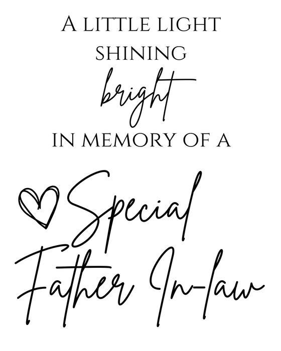 In Special Memory of Him