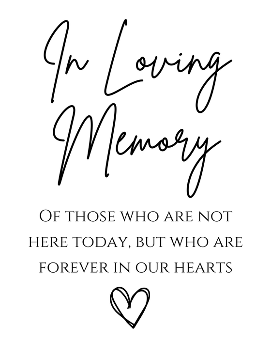 In Honour of a Loved One