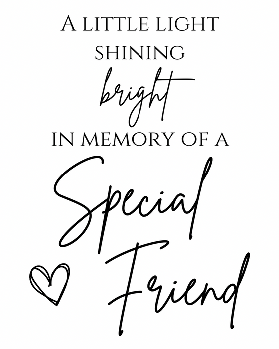 In Special Memory of Him