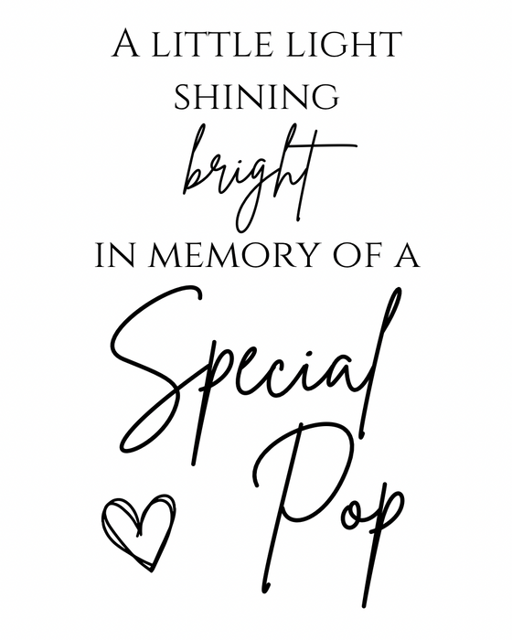 In Special Memory of Him