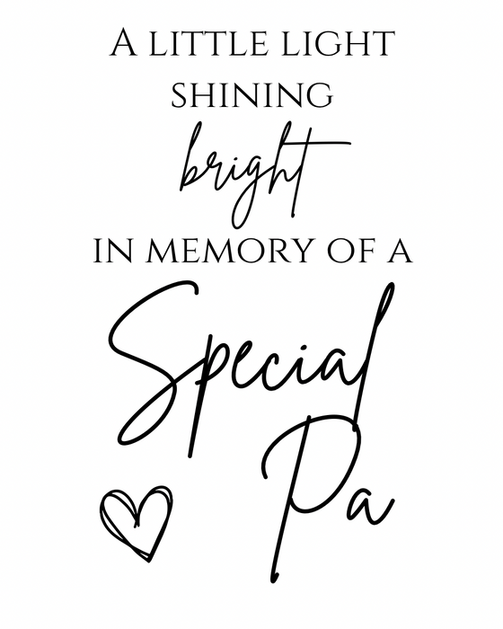 In Special Memory of Him