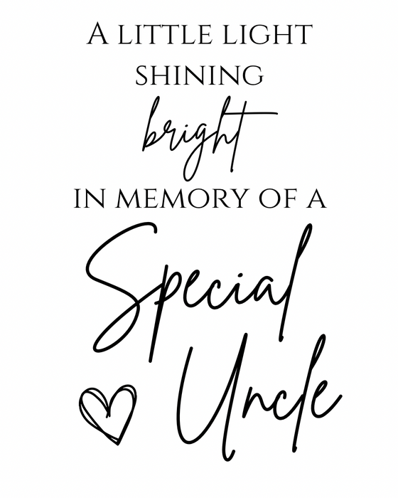 In Special Memory of Him