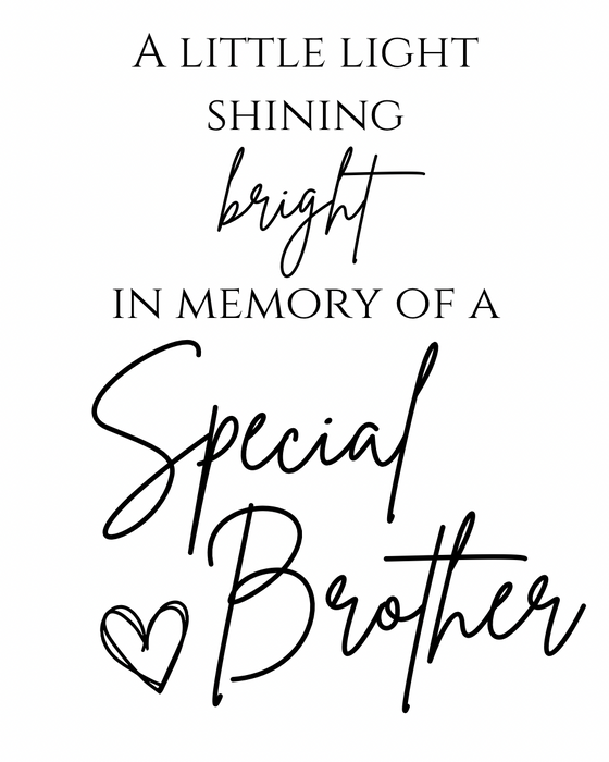 In Special Memory of Him