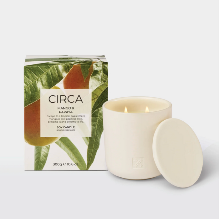 Mango & Papaya Soy Candle | CIRCA