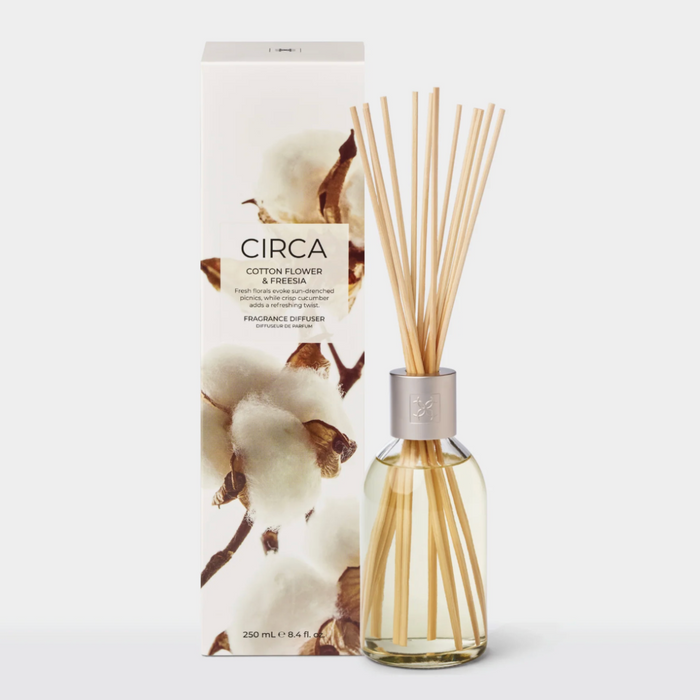 Cotton Flower & Freesia 250ml Fragrance Diffuser| CIRCA