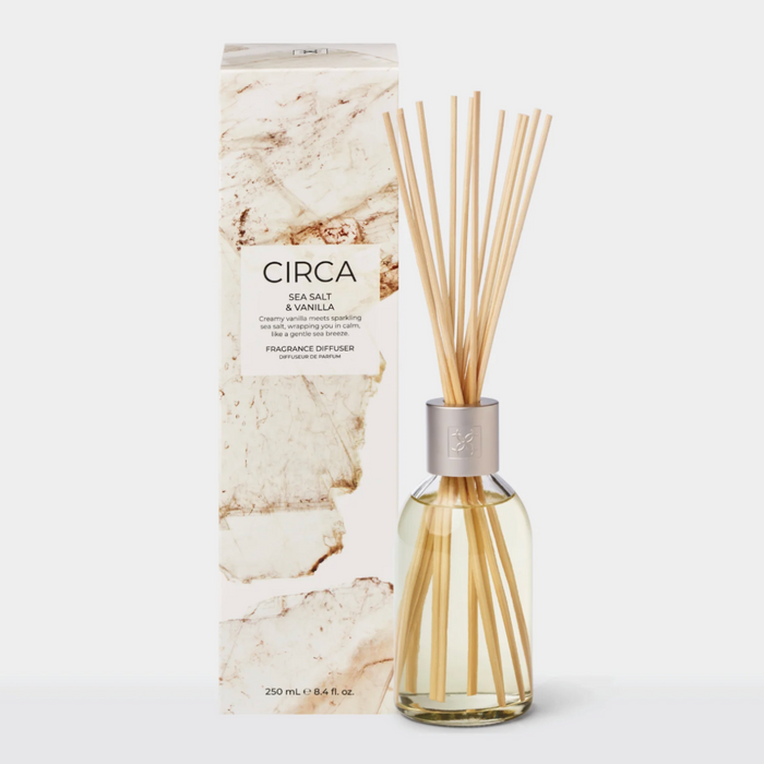 Sea Salt & Vanilla 250ml Fragrance Diffuser| CIRCA