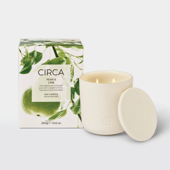 Pear & Lime Soy Candle | CIRCA