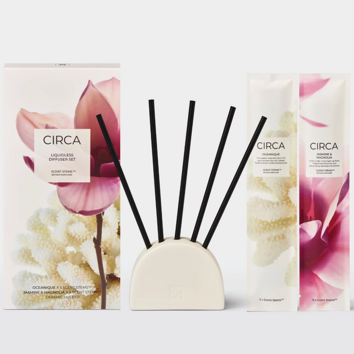 Scent Stem Duo | Oceanique + Jasmine & Magnolia | CIRCA