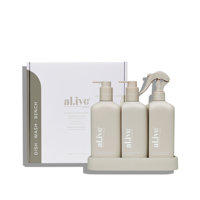 Kitchen Trio - Lemon & Pomegranate + Watermelon & Lime| Al.ive Body