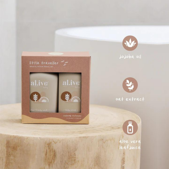 Little Traveller - Wash & Lotion Travel Set| Al.ive Body
