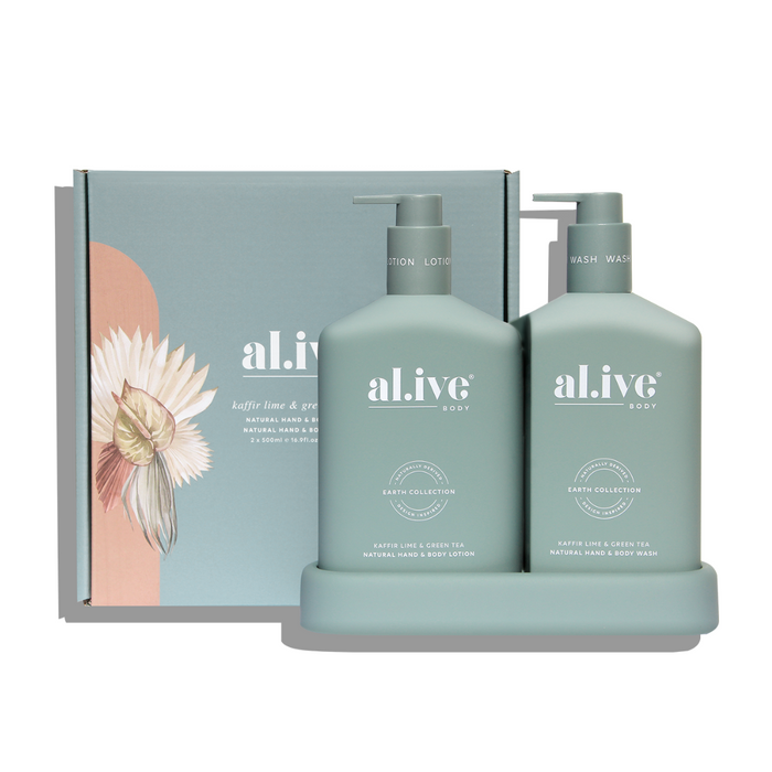 Wash & Lotion Duo - Kaffir Lime & Green Tea| Al.ive body