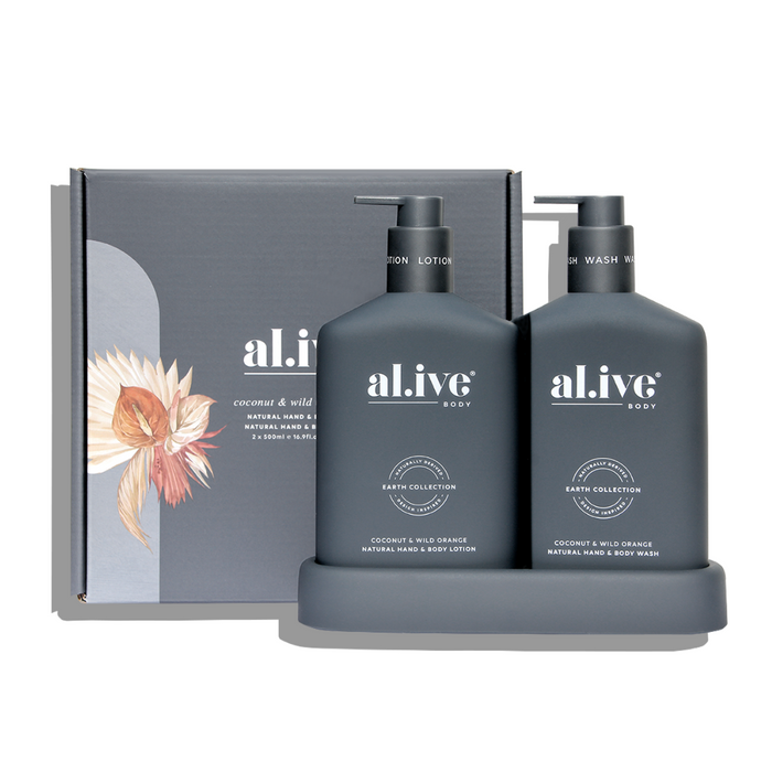 Wash & Lotion Duo - Coconut & Wild Orange| Al.ive body