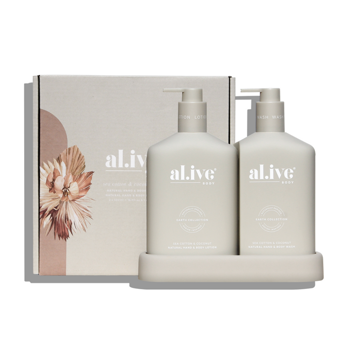 Wash & Lotion Duo - Sea Cotton & Coconut| Al.ive body
