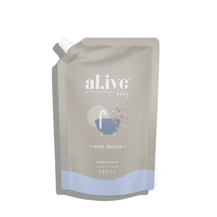 640ml Bubble Bath Refill - Apple Blossom| Al.ive body