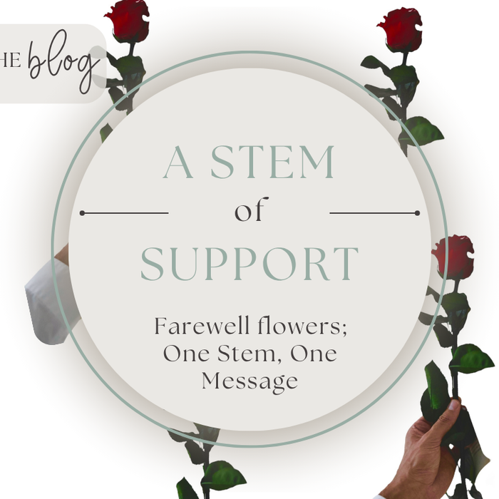 Simple Gestures for Funerals: The Beauty of a Single Stem