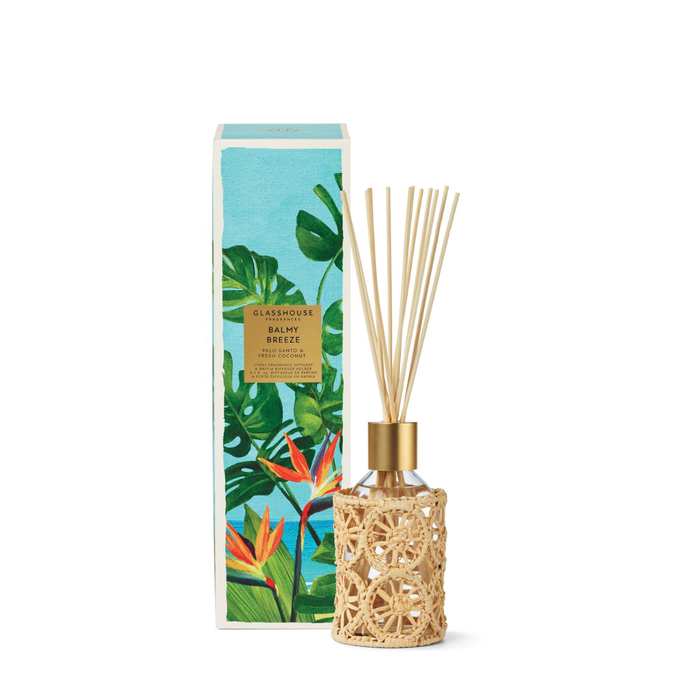 Balmy Breeze 250ml Fragrance Diffuser| Glasshouse
