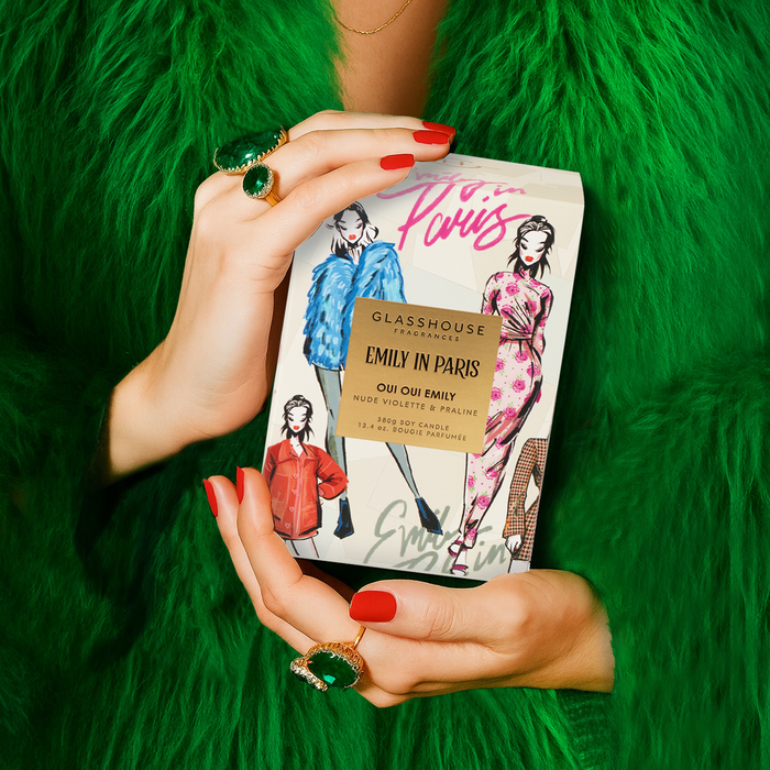 Emily in Paris 380g Soy Candle| Glasshouse