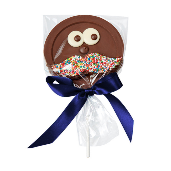 Father's Day Lollipop Face in Milk Chocolate - 75g