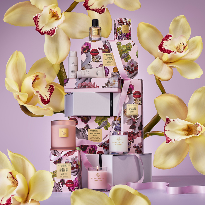 Radiance in Bloom 380g Candle| Glasshouse