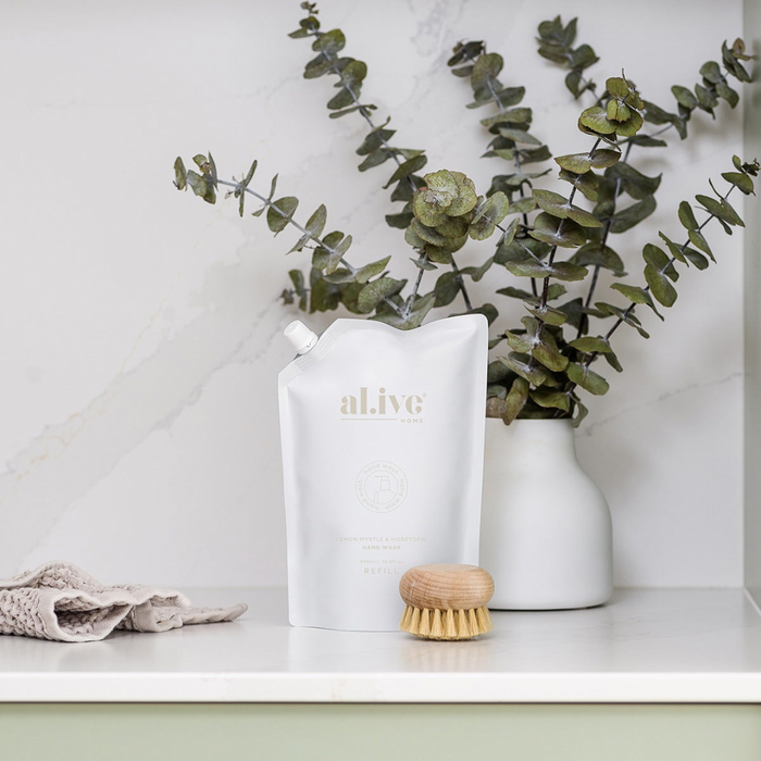 900ml Hand Wash Refill- Lemon Myrtle & Honeydew| Al.ive body