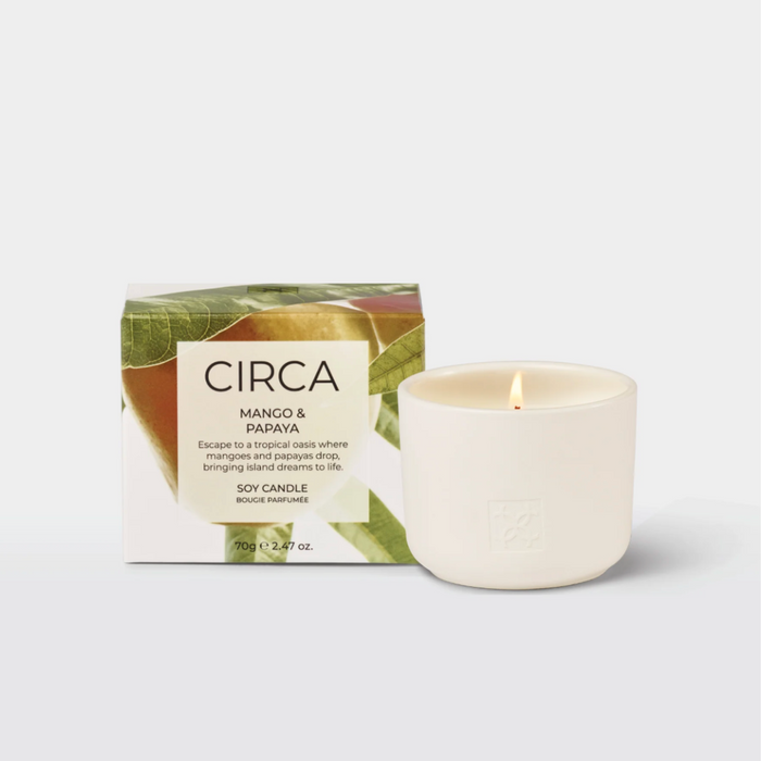 Mango & Papaya Soy Candle | CIRCA