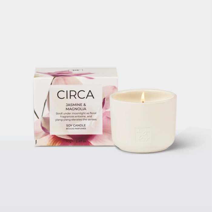 Jasmine & Magnolia Soy Candle | CIRCA