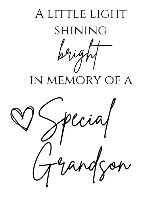 In Special Memory of Him