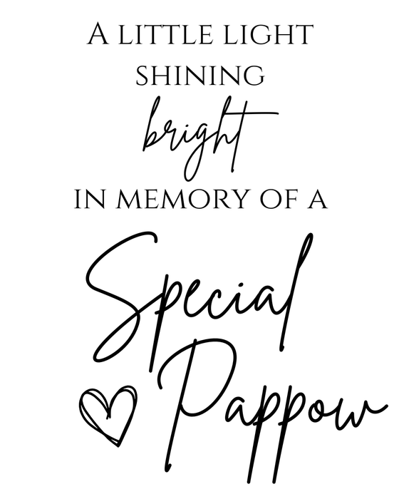 In Special Memory of Him