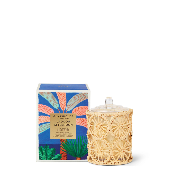 Lagoon Afternoon 380g Soy Candle| Glasshouse