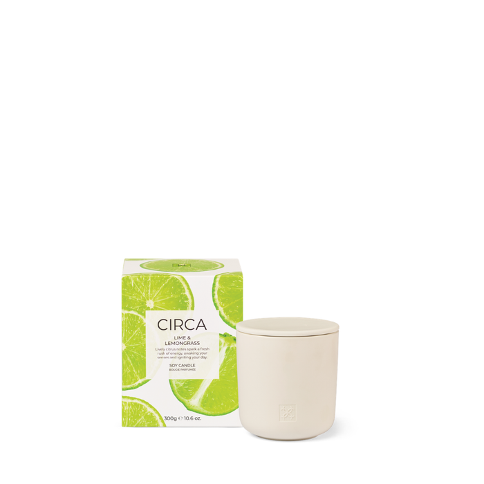 Lime & Lemongrass Soy Candle | CIRCA