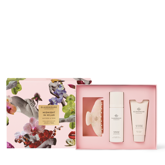 Midnight in Milan Hair & Body Gift Set| Glasshouse