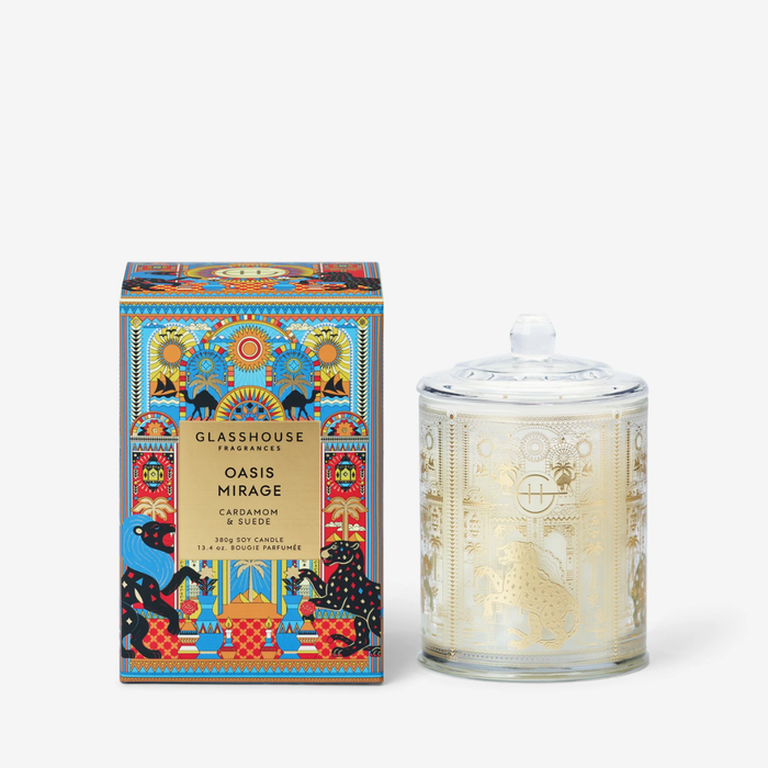 Oasis Mirage 380g Soy Candle| Glasshouse