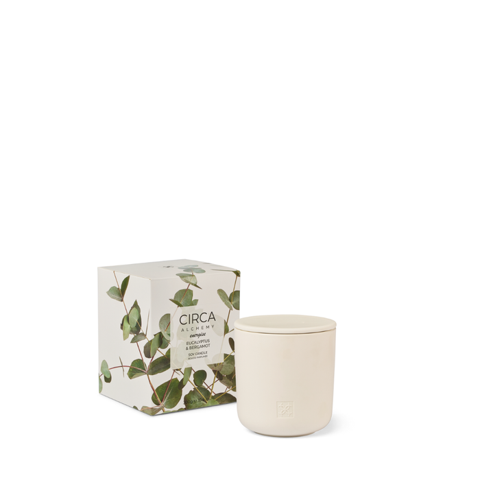 Alchemy Energise- Eucalyptus & Bergamot Soy Candle | CIRCA