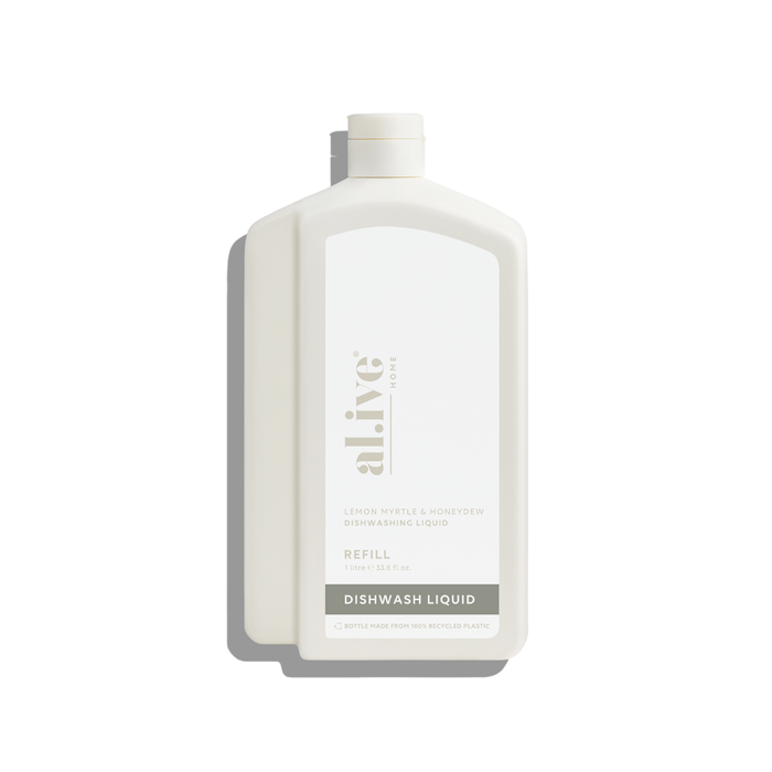 1lt Dishwash Refill - Lemon Myrtle & Honeydew| Al.ive body
