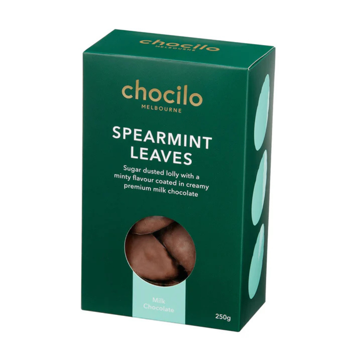 Spearmint leaves covered in Milk Chocolate Gift Box - 250g